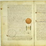 Achievement Medieval manuscript of Calcidius' Latin translation of Plato's Timaeus of Philosopher Calcidius
