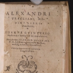 Achievement Alexander of Tralles, Medici libri duodecim.   of Alexander of Tralles