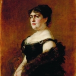 Marie-Anne Cécile Papier de Marches - Wife of Mihály Munkácsy