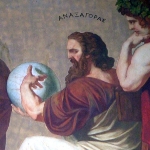Achievement Anaxagoras; part of a fresco in the portico of the National University of Athens. of Anaxagoras of Clazomenae