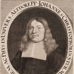 Johann Cristoph Sturm - teacher of Johann Doppelmayr