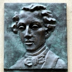 Achievement Plaque on the house in Prague in which Doppler lived from 1843 to 1847. of Christian Doppler