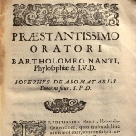 Achievement AROMATARI Giuseppe degli, 1587-1660. of Giuseppe Aromatari