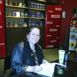 Achievement Ms. Briggs was on her Bone Crossed signing tour. This picture was taken at her stop in Ann Arbor. of Patricia Briggs