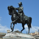 Achievement An equestrian statue of Dufour by Alfred Lanz at Place Neuve, Geneva. of Guillaume-Henri Dufour