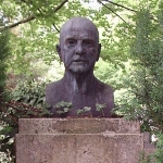 Achievement Bust of Walther von Dyck at his grave in Munich. of Walther von Dyck