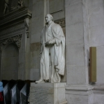 Achievement This marble statue of William Babington by W.Behnes can be seen in the south west transept of St Paul's Cathedral in London.  of William Babington