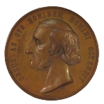 Achievement Medal Bronze on the fiftieth anniversary of  Karl Ernst von Baer`s doctorate in 1814. of Karl Baer