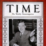Achievement "Candidate Long" - Time magazine cover, April 1, 1935. of Huey Long