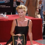 Achievement Charlize Theron with her star on the Hollywood Walk of Fame of Charlize Theron