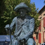 Achievement Statue of Jean-Henri Fabre in Sérignan-du-Comtat. of Jean-Henri Fabre