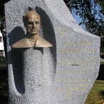 Achievement A bust of French engineer, geologist and palaeontologist Joachim Barrande in Skryje, Czech Republic. of Joachim Barrande