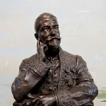 Achievement Bust of Barrois in the Lille Natural History Museum. of Charles Barrois