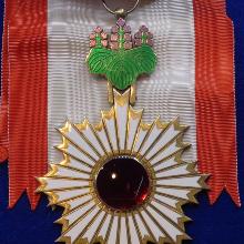 Award Order of the Rising Sun, 4th Class, Gold Rays with Rosette (2003)