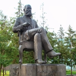 Achievement Monument to Alexander Butlerov in Kazan. of Alexander Butlerov
