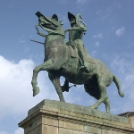Achievement Pizarro's statue in Trujillo, Spain. of Francisco Pizarro González