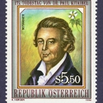 Achievement Austrian stamp commemorating Pál Kitaibel. of Pál Kitaibel