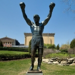 Achievement Philadelphia has a statue of his Rocky character placed permanently near the museum. of Sylvester Stallone