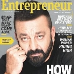 Achievement Sanjay Dutt on the front page of the Entrepreneur magazine. of Sanjay Dutt