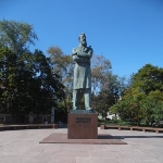 Achievement Monument to Friedrich Engels in Moscow. of Friedrich Engels
