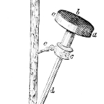 Achievement Drawing of a Pouillet pyrheliometer of Claude Pouillet