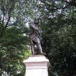 Achievement Statue of Garibaldi in New York City. of Giuseppe Garibaldi
