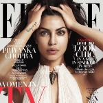 Achievement Priyanka Chopra featured at Elle Magazine Cover. of Priyanka Chopra