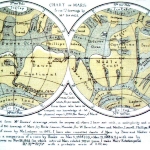 Achievement Richard Proctor Mars Map, 1860s. This is a photograph by Science Source. of Richard Proctor