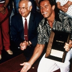 Achievement Arnold Schwarzenegger received a star on Hollywood Walk of Fame. of Arnold Schwarzenegger