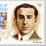Achievement A postage stamp depicting Julio Rey Pastor of Julio Pastor