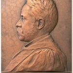 Achievement Commemorative Plaque of Sir William Chandler Roberts-Austen by Mint Engraver G.W. de Salles. of William Roberts-Austen