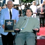 Achievement Christopher Reeve & Johnny Grant during Christopher Reeve Honored with a Star on the Hollywood Walk of Fame at Hollywood Boulevard in Hollywood, California, United States. of Christopher Reeve