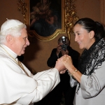 Achievement Pope Benedict XVI meets Ingrid Betancourt  of Ingrid Betancourt Pulecio