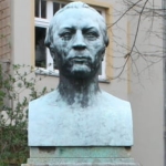 Achievement Bust of Johann Christian Reil by Max Lange (bronze, reproduction cast from 1947). Photograph reproduced by permission of the Photographic Service, University Hospital Halle. of Johann Reil