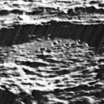Achievement Oblique Lunar Orbiter 5 image of the Minnaert crater on the moon. of Marcel Minnaert