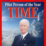 Achievement Chesley Sullenberger ranked second in Time's Top 100 Most Influential Heroes and Icons of 2009. of Chesley Sullenberger