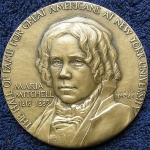 Achievement Maria Mitchell Hall of Fame for Great Americans Medal, 1965. of Maria Mitchell