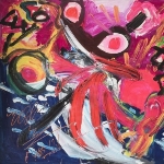 Achievement Jirocho in New York by Ushio Shinohara purchased at SBI Art Auction for $56,283 in 2018.  of Ushio Shinohara