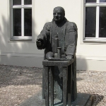 Achievement Memorial for Friedlieb Ferdinand Runge in Oranienburg. of Friedlieb Runge