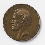 Achievement A memorable medallion depicting Jean-Victor Poncelet (1788-1867) of Jean-Victor Poncelet