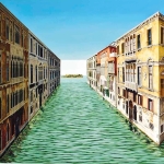Achievement For the Venice Biennale by Patrick Hughes purchased for $149,405 in 2015 at Christie’s in South Kensington. of Patrick Hughes