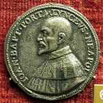 Achievement A medal depicting Giambattista Della Porta.  of Giambattista Della Porta