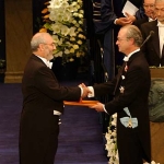 Achievement Joseph E. Stiglitz receives his Nobel prize from King Carl XVI Gustaf of Sweden. of Joseph Stiglitz