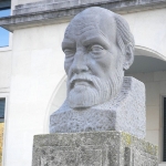 Achievement Bust of Santiago Ramón y Cajal in Burgos. of Santiago y Cajal