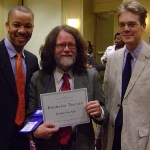 Achievement James Arnt Aune with one of rewards for his academic achievements. Photo courtesy of the Aune family. of James Aune