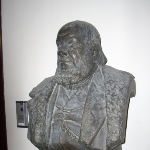 Achievement Bronze bust of Jacob Moleschott. of Jacob Moleschott