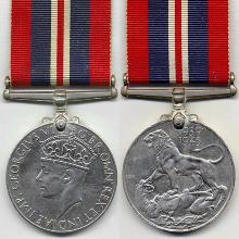 Award War Medal 1939–1945