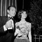 Achievement Mary Tyler Moore poses with a Golden Globe in Los Angeles,CA.  of Mary Moore