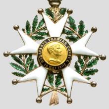 Award Legion of Honor from France
