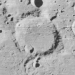 Achievement Galvani crater, on the moon. of Luigi Galvani
